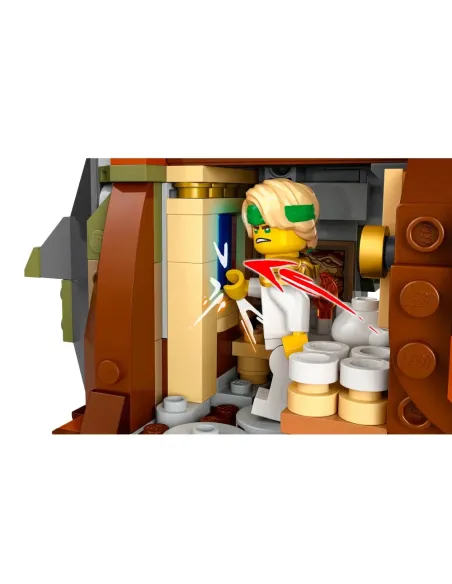 LEGO NINJAGO 71819 Santuario della Pietra del Drago Giocattolo, Giochi per Bambini 13+, 6 Minifigure e Campo di Addestramento