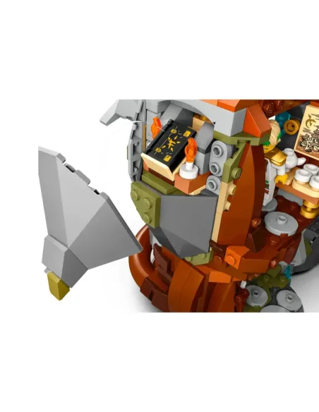 LEGO NINJAGO 71819 Santuario della Pietra del Drago Giocattolo, Giochi per Bambini 13+, 6 Minifigure e Campo di Addestramento