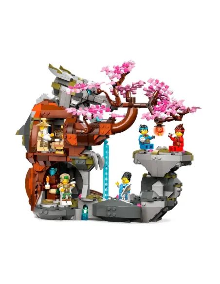 LEGO NINJAGO 71819 Santuario della Pietra del Drago Giocattolo, Giochi per Bambini 13+, 6 Minifigure e Campo di Addestramento