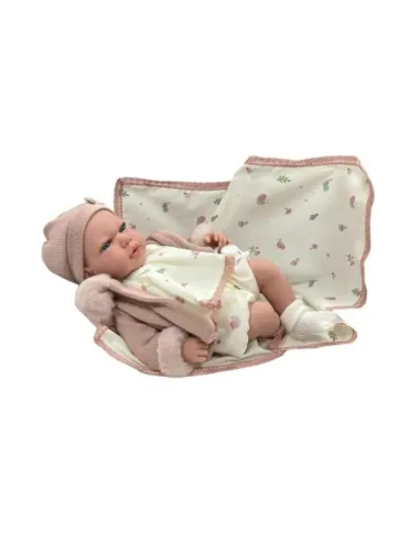 ARIAS BEBE 40 CM TUTINA ROSA CON PESO (POS220047)