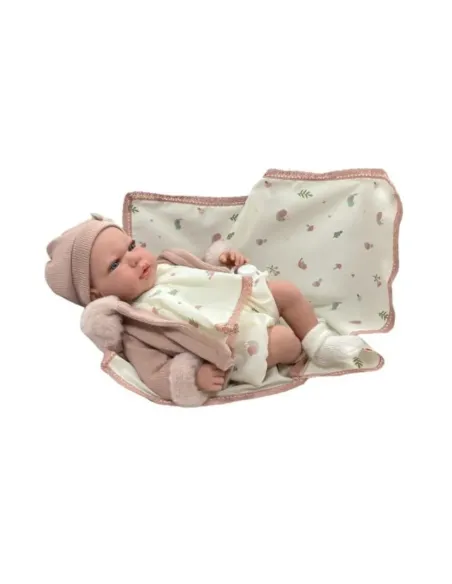 ARIAS BEBE 40 CM TUTINA ROSA CON PESO (POS220047)