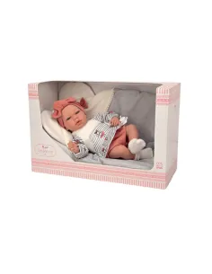 ARIAS BEBE 40 CM TUTINA A RIGHE CON PESO (POS220048)