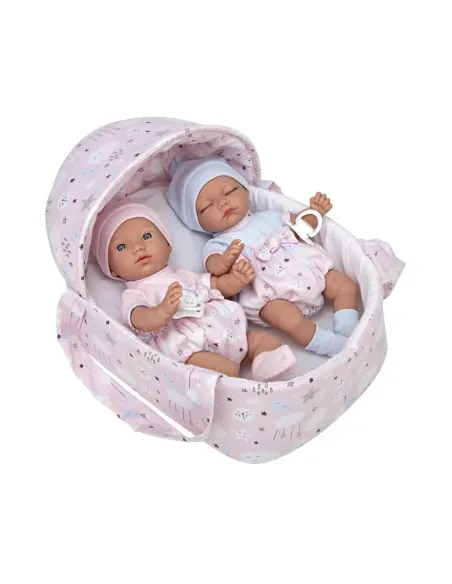 ARIAS GEMELLI 28 CM CON CULLA (POS220044)