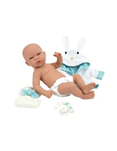 ARIAS BEBE 38 CM AZZURRO BAGNETTO (POS220172)