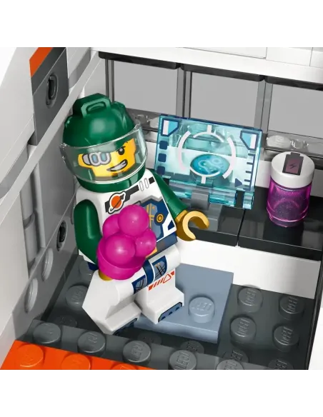 LEGO City 60433 Stazione Spaziale Modulare, Modellino da Costruire per Collegare Astronavi e Moduli, Gioco per Bambini da 7+