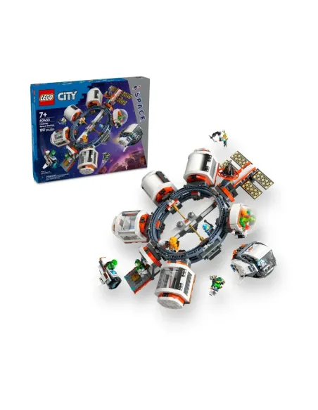 LEGO City 60433 Stazione Spaziale Modulare, Modellino da Costruire per Collegare Astronavi e Moduli, Gioco per Bambini da 7+
