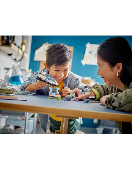 LEGO City 60429 Navetta Spaziale e Scoperta di Asteroidi, Gioco per Bambini 4+ con Astronave Giocattolo, Gru e 2 Minifigure