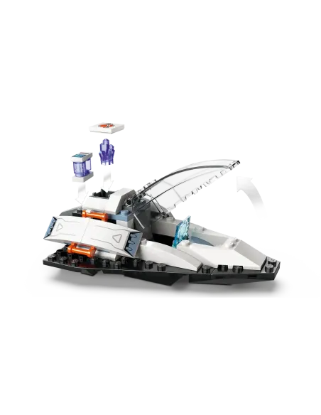 LEGO City 60429 Navetta Spaziale e Scoperta di Asteroidi, Gioco per Bambini 4+ con Astronave Giocattolo, Gru e 2 Minifigure