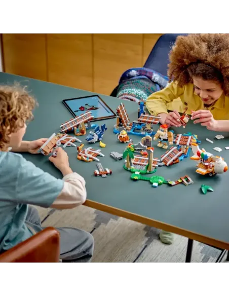LEGO Super Mario 71425 Pack di Espansione Corsa nella Miniera di Diddy Kong, Livello con Percorso, Aereo Giocattolo e 4 Personag