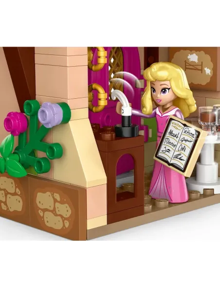 LEGO Disney Princess 43246 l'Avventura al Mercato Principesse Disney, Giochi Bambini 6+, Città da Costruire e 4 Mini Bamboline