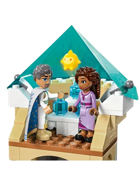 LEGO Disney Princess Disney Wish 43224 Il Castello di Re Magnifico, Gioco da Costruire dal Film Wish con Mini Bamboline, Regalo 