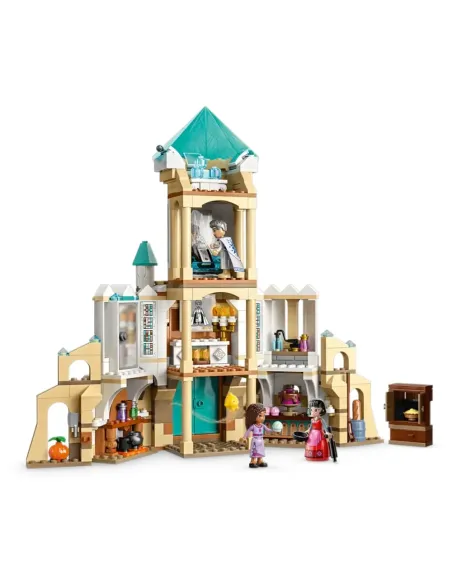 LEGO Disney Princess Disney Wish 43224 Il Castello di Re Magnifico, Gioco da Costruire dal Film Wish con Mini Bamboline, Regalo 