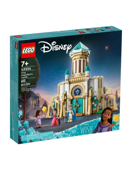 LEGO Disney Princess Disney Wish 43224 Il Castello di Re Magnifico, Gioco da Costruire dal Film Wish con Mini Bamboline, Regalo 