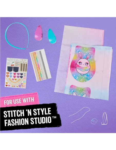Cool Maker Stitch 'N Style Fashion Studio | Kit di ricarica per Macchina da Cucire per bambini e bambine | 2 cartucce con filo p