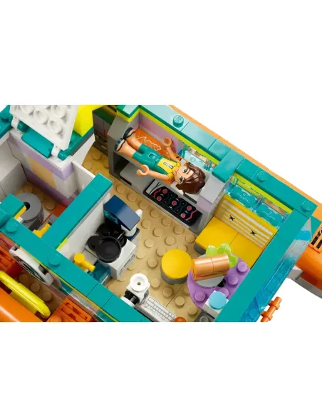 LEGO Friends 41734 Catamarano di Salvataggio, Barca Giocattolo con Animali e Sottomarino, Set Educativo, Regalo per Bambini 7+