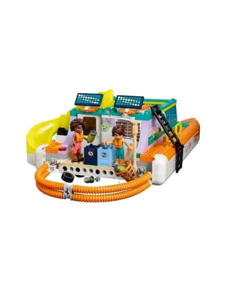 LEGO Friends 41734 Catamarano di Salvataggio, Barca Giocattolo con Animali e Sottomarino, Set Educativo, Regalo per Bambini 7+