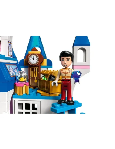 LEGO Disney Princess Principessa Disney 43206 Il Castello di Cenerentola e del Principe Azzurro, Idea Regalo, Giocattolo per Bam
