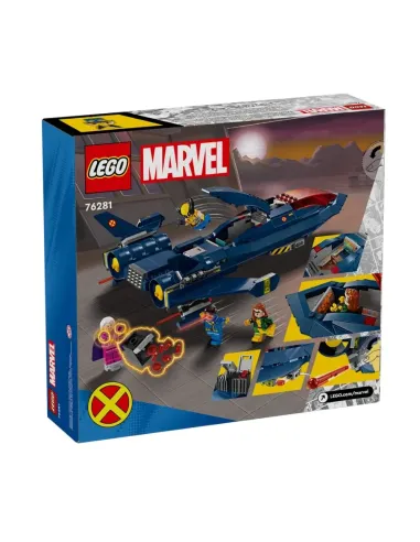LEGO | Marvel 76281 X-Jet di X-Men, Aereo...