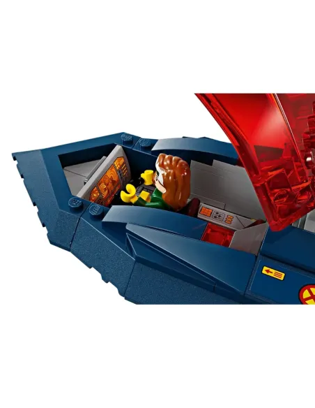 LEGO | Marvel 76281 X-Jet di X-Men, Aereo Giocattolo per Bambini di 8+ Anni, Modellino da Costruire con Minifigure di Supereroi
