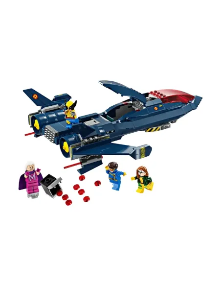 LEGO | Marvel 76281 X-Jet di X-Men, Aereo Giocattolo per Bambini di 8+ Anni, Modellino da Costruire con Minifigure di Supereroi