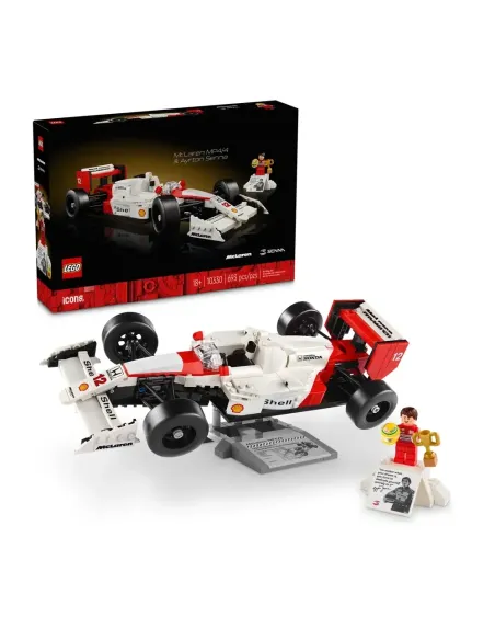 LEGO ICONS McLaren MP4/4 e Ayrton Senna