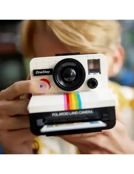 LEGO Ideas Fotocamera Polaroid OneStep SX-70 21345 Modellismo da Costruire per Adulti, Regali Creativi, Oggetti da Collezione