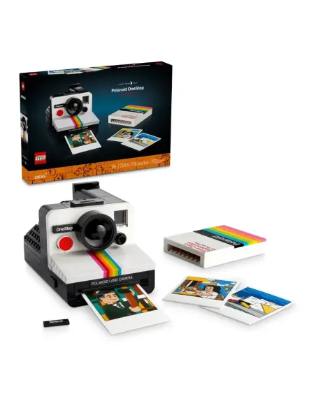 LEGO Ideas Fotocamera Polaroid OneStep SX-70 21345 Modellismo da Costruire per Adulti, Regali Creativi, Oggetti da Collezione