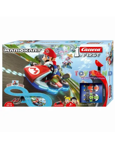 Pista Mario Kart, funziona a batterie per essere utilizzata anche 