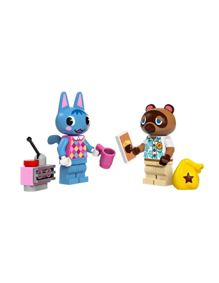 LEGO Animal Crossing 77050 Bottega di Nook e casa di Grinfia, Giochi Creativi per Bambini 7+ con Negozio e Casa Giocattolo
