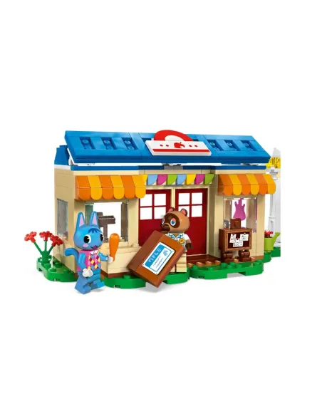 LEGO Animal Crossing 77050 Bottega di Nook e casa di Grinfia, Giochi Creativi per Bambini 7+ con Negozio e Casa Giocattolo
