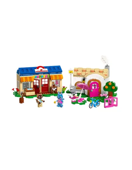 LEGO Animal Crossing 77050 Bottega di Nook e casa di Grinfia, Giochi Creativi per Bambini 7+ con Negozio e Casa Giocattolo