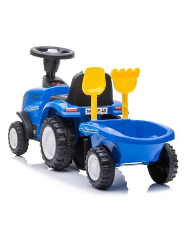 TRATTORE RIDE ON NEW HOLLAND con RIMORCHIO...