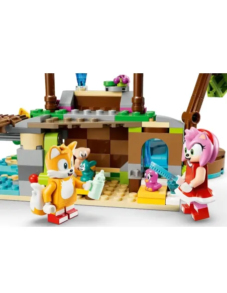 LEGO Sonic the Hedgehog 76992 L’Isola del Soccorso Animale di Amy, Giocattolo con 6 Personaggi, Regalo per Bambini dai 7 Anni