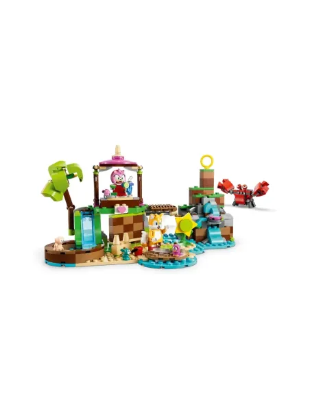 LEGO Sonic the Hedgehog 76992 L’Isola del Soccorso Animale di Amy, Giocattolo con 6 Personaggi, Regalo per Bambini dai 7 Anni