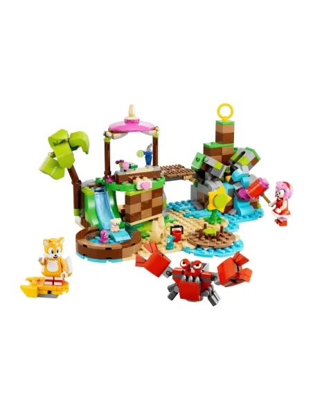 LEGO Sonic the Hedgehog 76992 L’Isola del Soccorso Animale di Amy, Giocattolo con 6 Personaggi, Regalo per Bambini dai 7 Anni