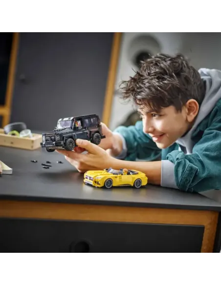 LEGO Speed Champions 76924 Mercedes-AMG G 63 e Mercedes-AMG SL 63, 2 Macchine Giocattolo da Costruire, Auto per Bambini 10+