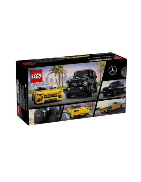 LEGO Speed Champions 76924 Mercedes-AMG G 63 e Mercedes-AMG SL 63, 2 Macchine Giocattolo da Costruire, Auto per Bambini 10+