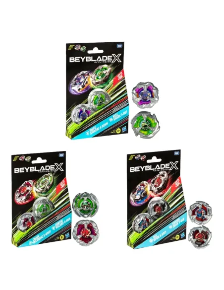 Beyblade X, Dual Pack, assortimento di 2 trottole