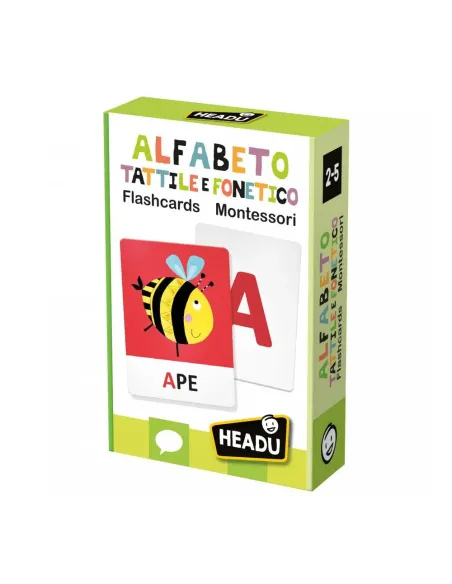 FLASHCARD ALFABETO TATTILE FONETICO (IT23752)