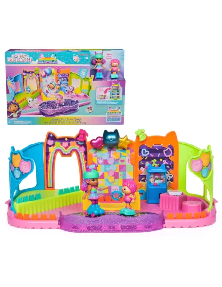 Gabby's Dollhouse , L’Attico a Tema Feste della Casa delle Bambole di Gabby, Compatibile al Playset della Casa delle Bambole, 