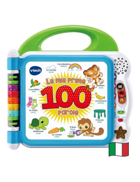 VTech Baby Il mio primo libro illustrato bilingue - Le mie prime 100 parole