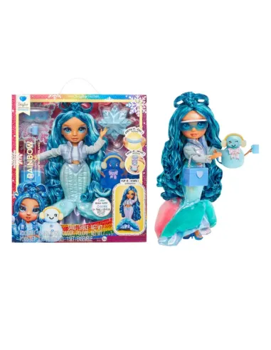 Rainbow High Winter Wonderland Doll- Skyler (Blue)