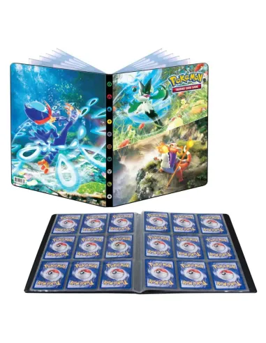POKEMON ALBUM 9 TASCHE 14 PAGINE SCARLATTO...