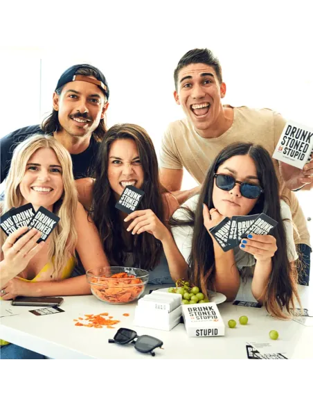 Asmodee Drunk Stoned or Stupid Gioco di carte per festa