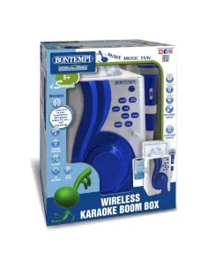 KARAOKE WIRELESS BOOM BOX EFFETTO DISCO (48 6100)