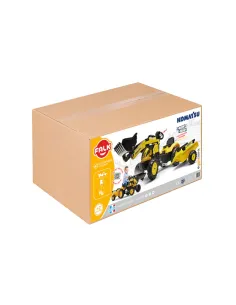 TRATTORE PEDALI KOMATSU PALA E RIMORCHIO (2076M) 2