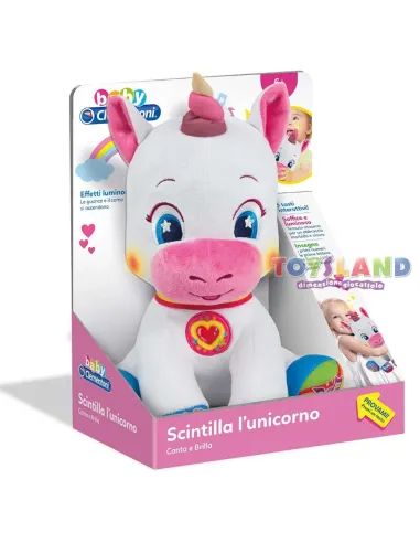 unicorno peluche parlante