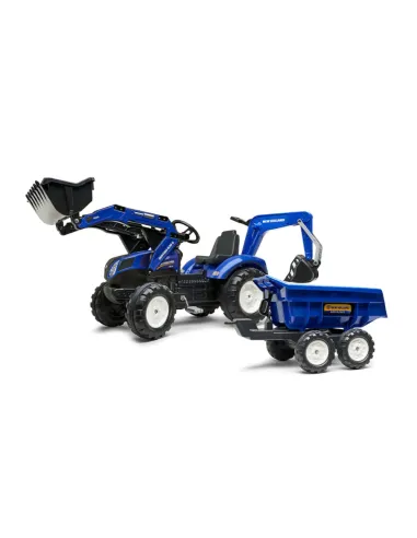 RETROESCAVATORE NEW HOLLAND+RIMORCHIO (3090W)