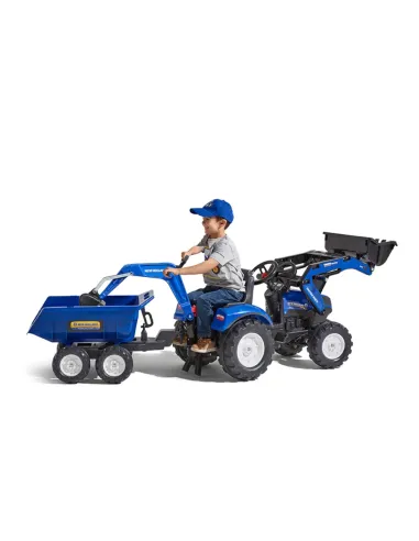 RETROESCAVATORE NEW HOLLAND+RIMORCHIO (3090W)