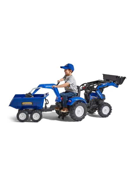 RETROESCAVATORE NEW HOLLAND+RIMORCHIO (3090W)
